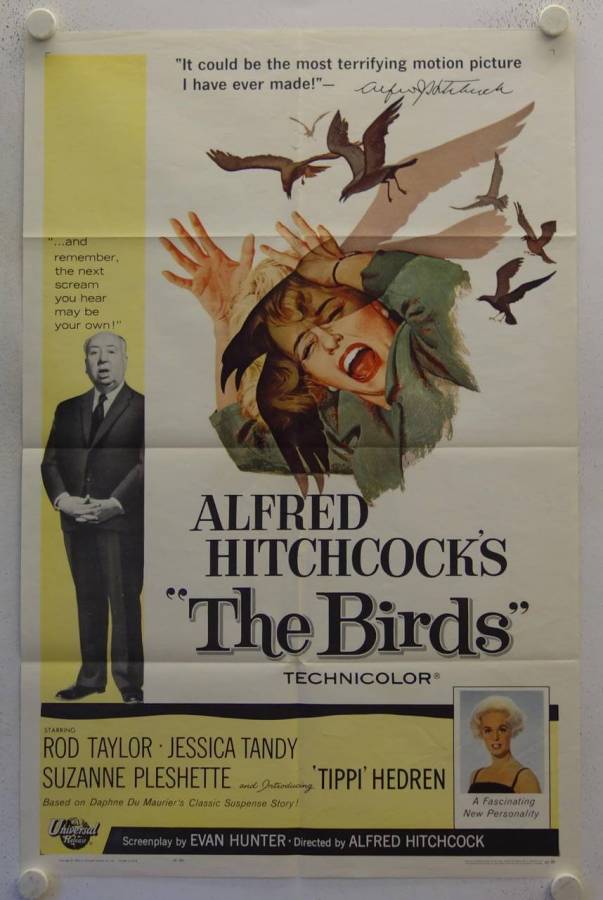 The Birds original release US Onesheet movie poster